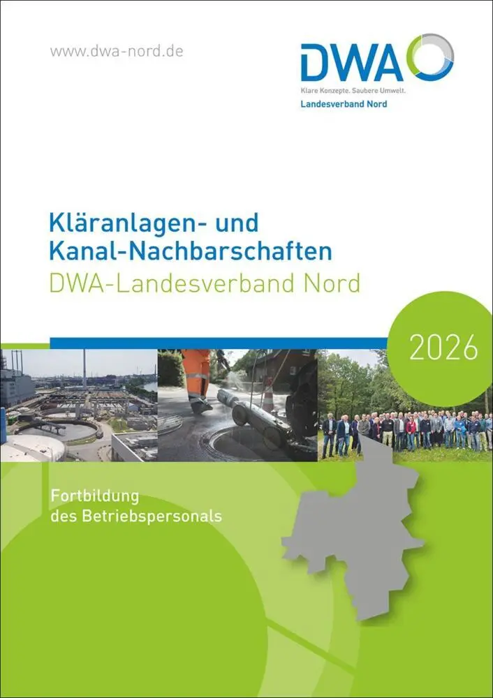 Cover: 9783968628998 | Kläranlagen- und Kanal-Nachbarschaften 2026 - DWA-Landesverband Nord