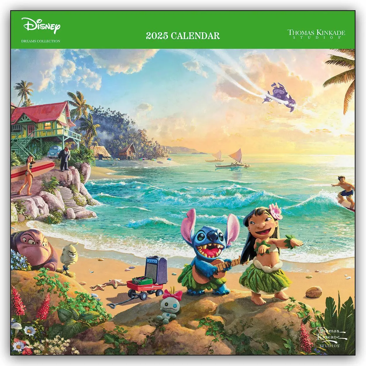 Cover: 9781524889098 | Disney Dreams Collection by Thomas Kinkade Studios: 2025 Wall Calendar