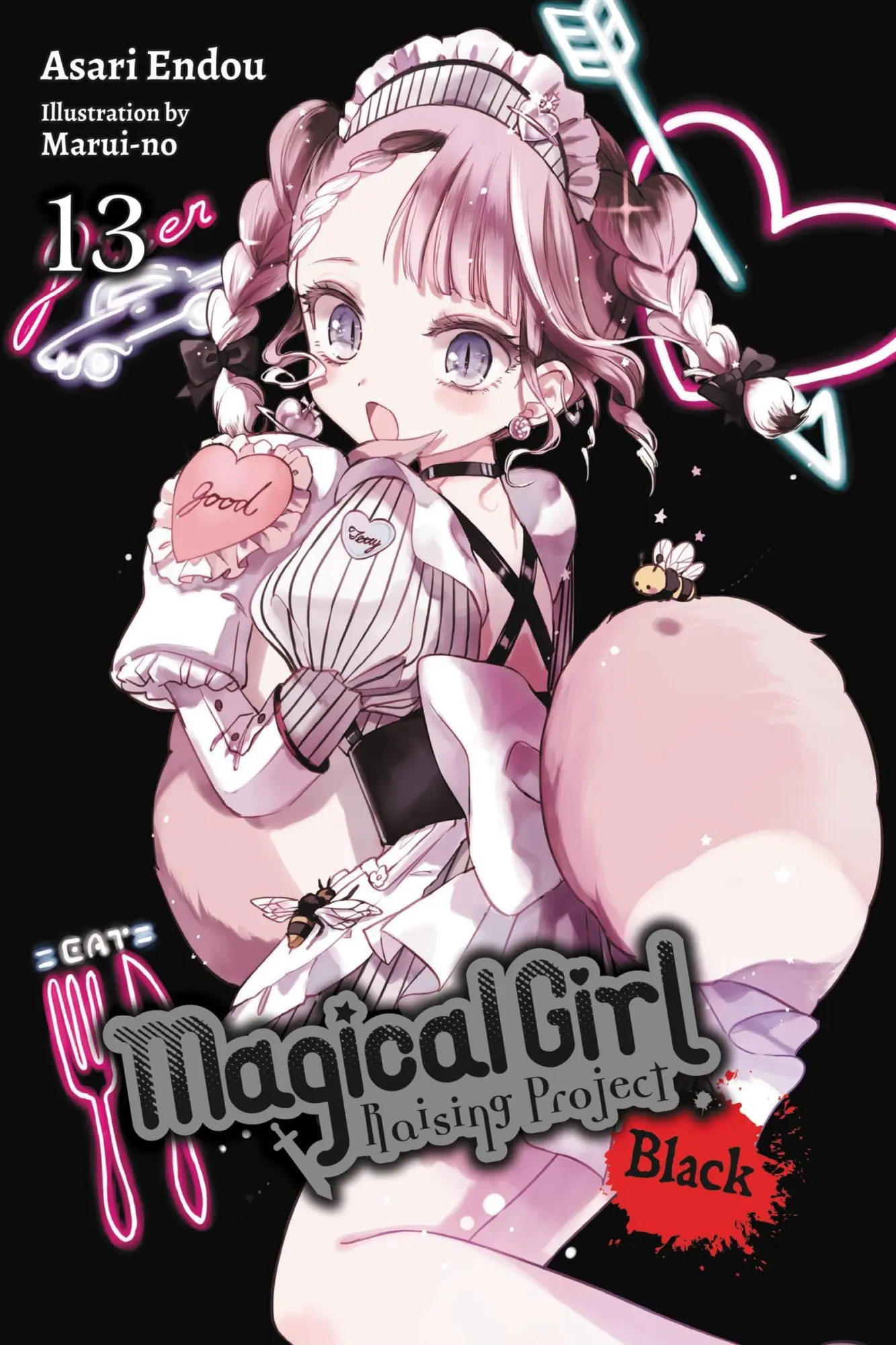 Cover: 9781975339098 | Magical Girl Raising Project, Vol. 13 (Light Novel) | Black Volume 13