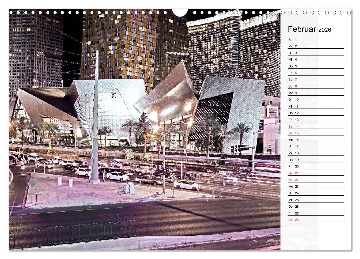 Bild: 9783457989098 | Las Vegas - Die bunte Welt der Casinos (Wandkalender 2026 DIN A3...