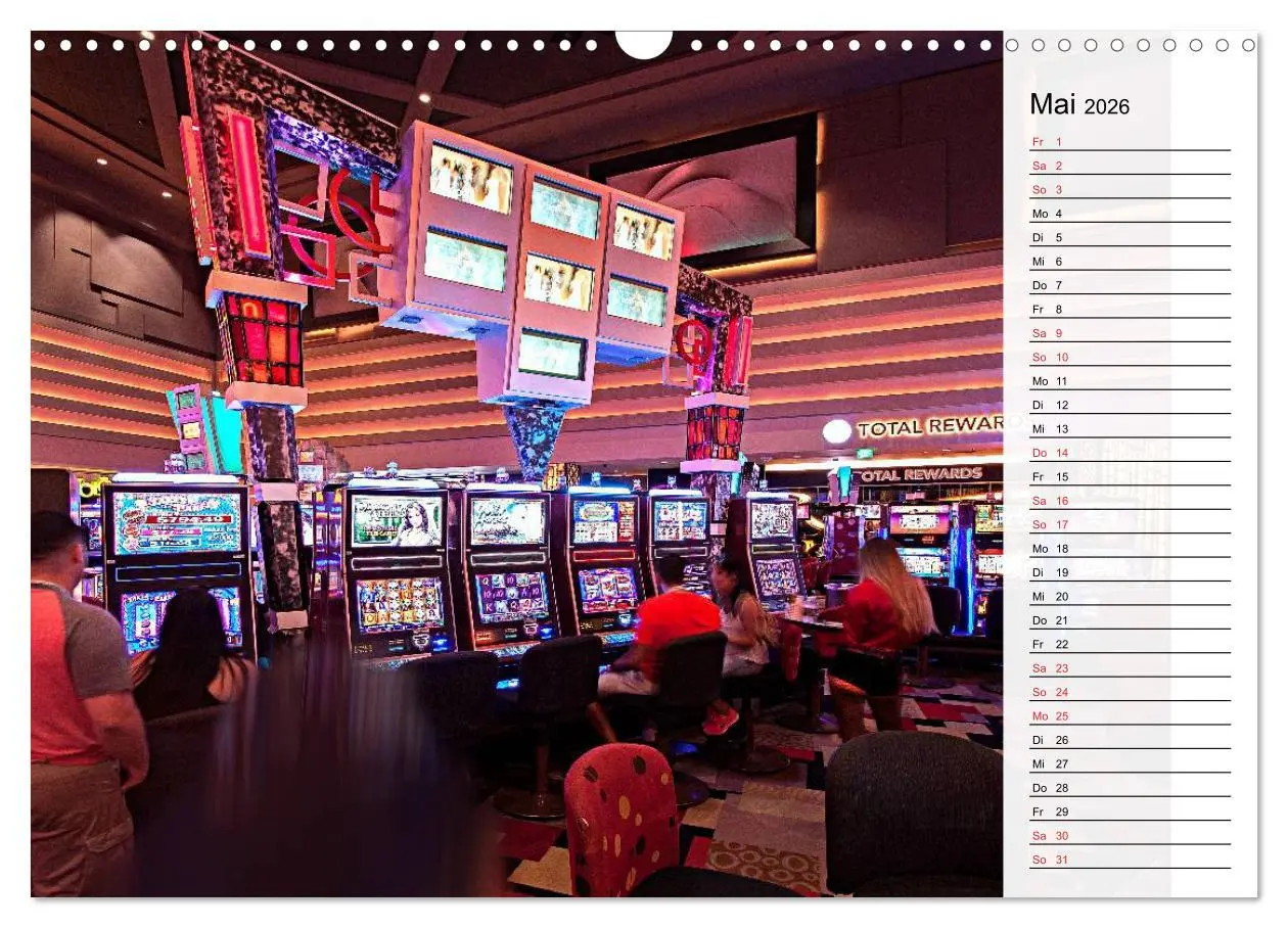 Bild: 9783457989098 | Las Vegas - Die bunte Welt der Casinos (Wandkalender 2026 DIN A3...
