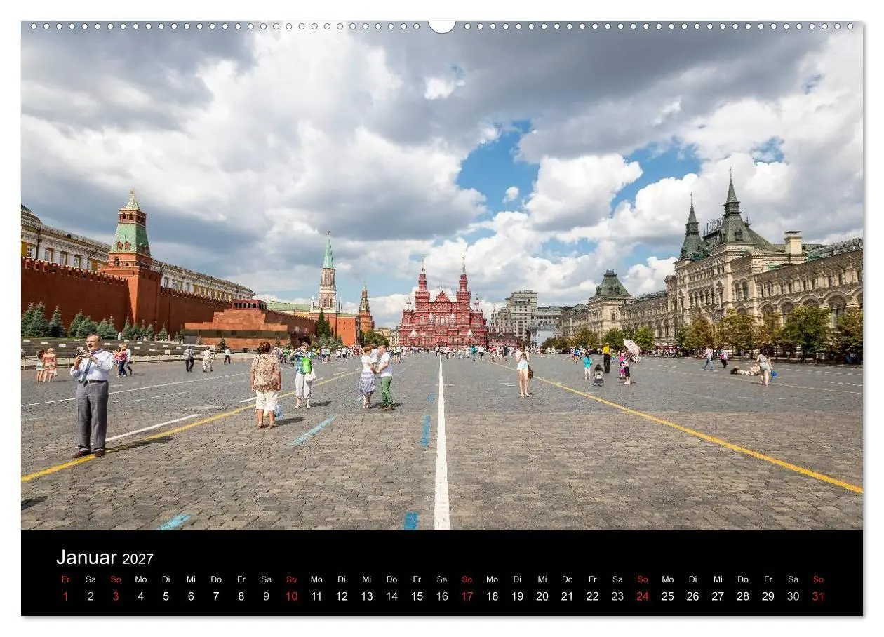 Bild: 9783594059098 | Moskau 2027 (hochwertiger Premium Wandkalender 2027 DIN A2 quer),...