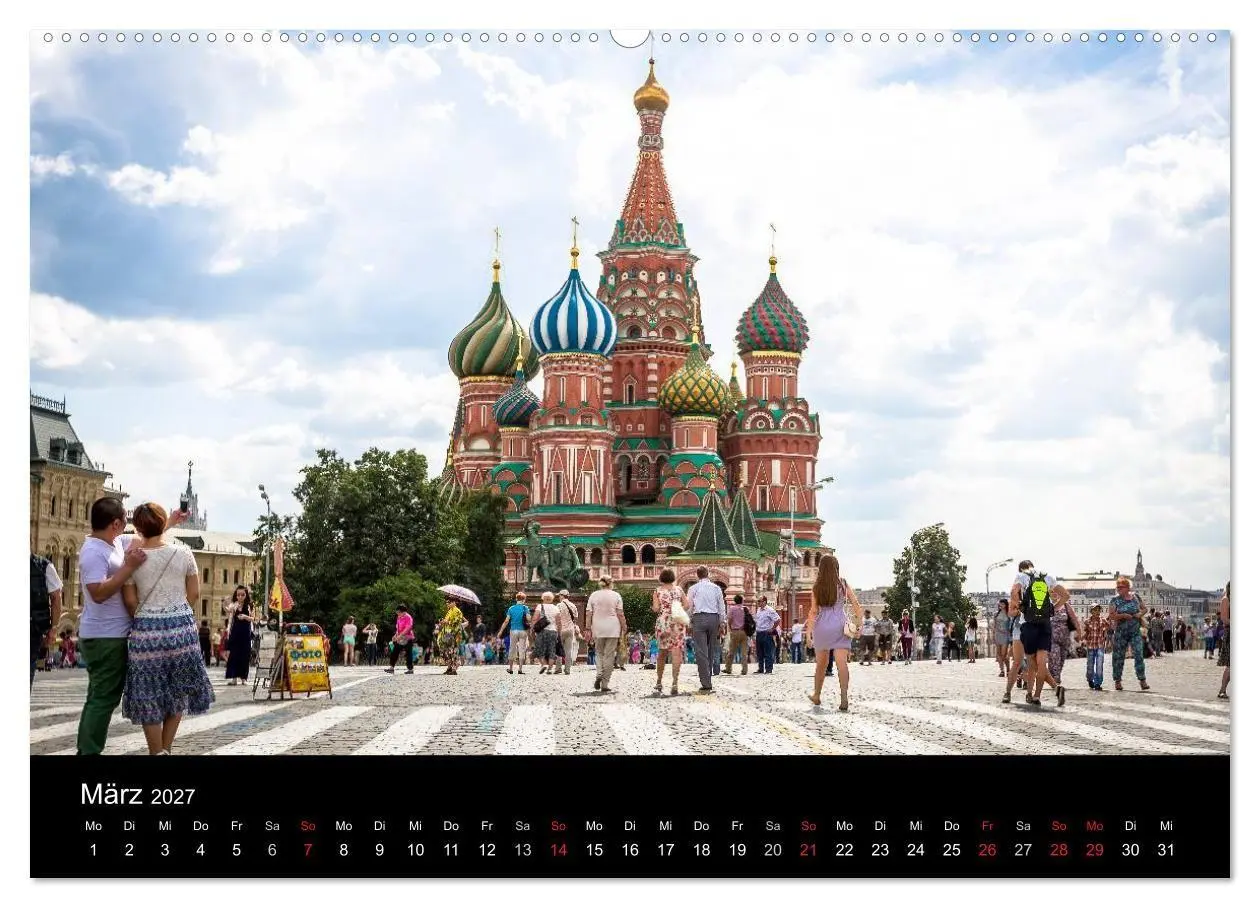 Bild: 9783594059098 | Moskau 2027 (hochwertiger Premium Wandkalender 2027 DIN A2 quer),...