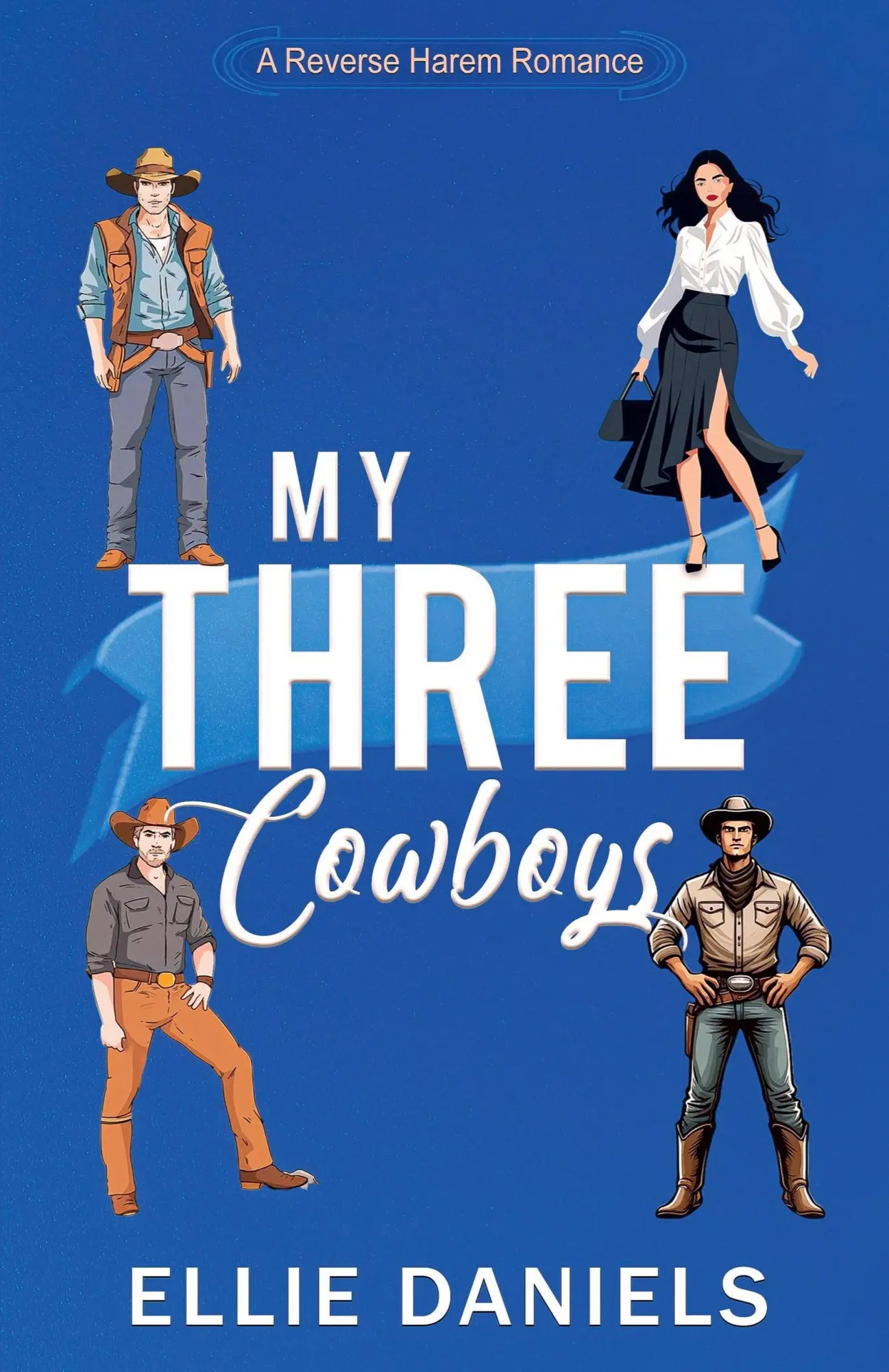 Cover: 9798230669098 | My Three Cowboys | A Reverse Harem Romance | Ellie Daniels | Buch