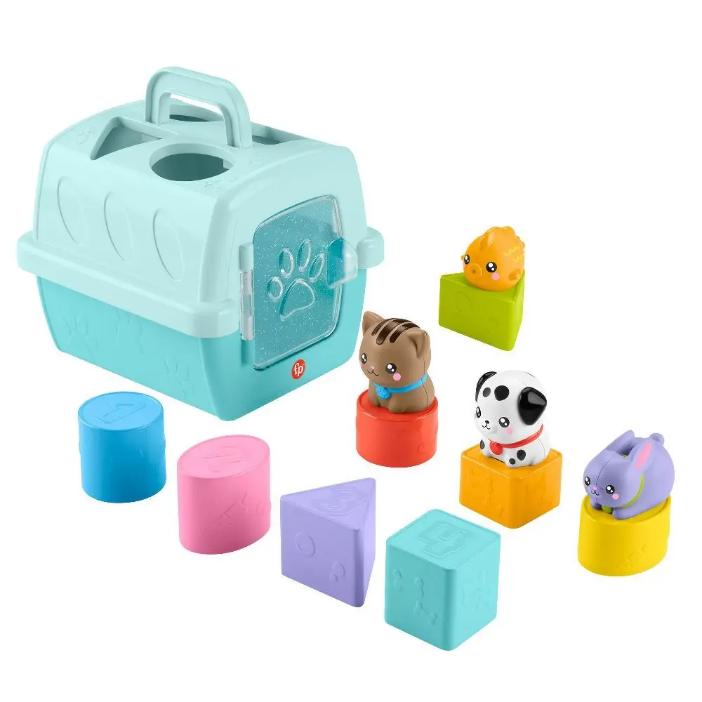 Bild: 194735199198 | Fisher-Price Meine Tierfreunde Bausteine | Offene Verpackung | HTW93
