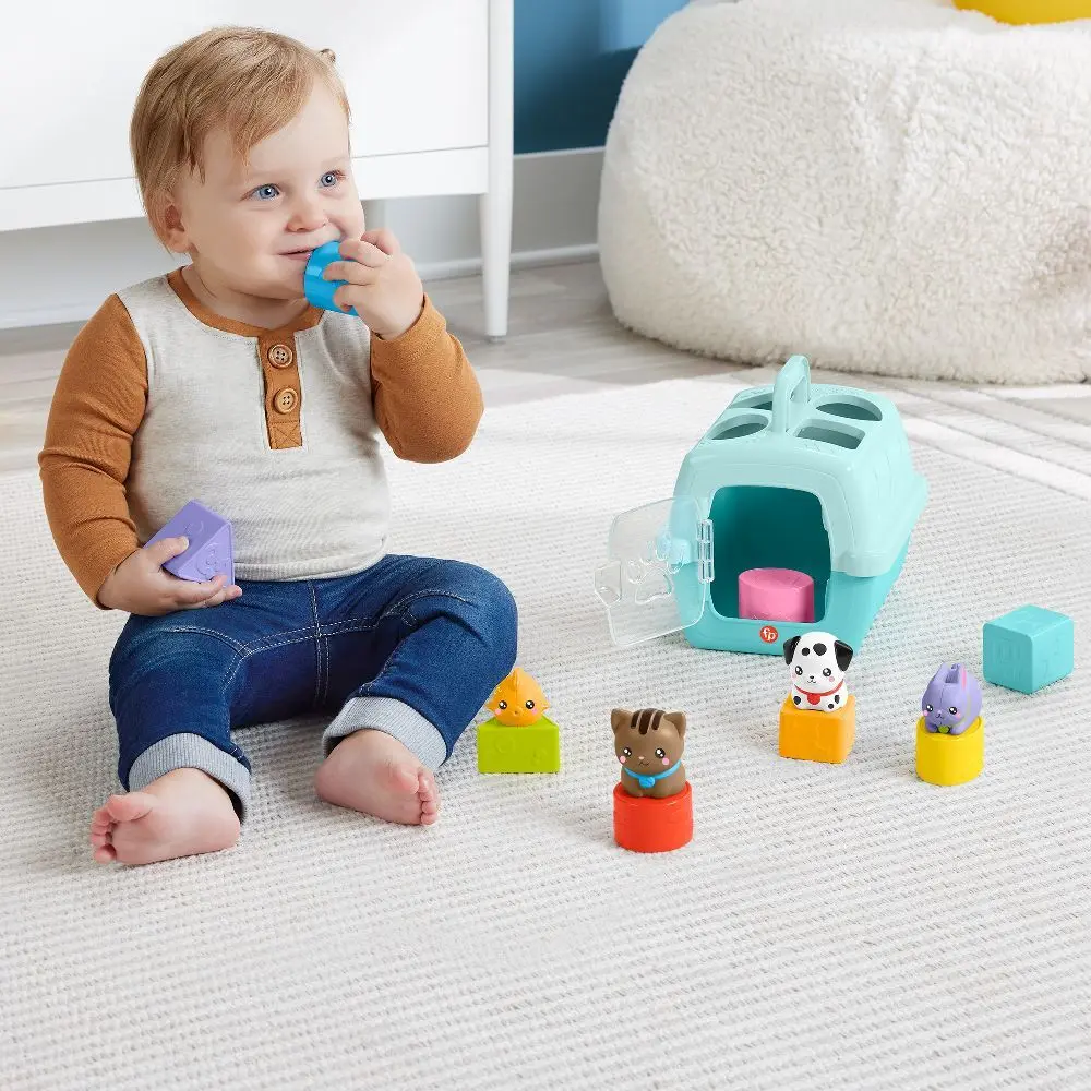 Bild: 194735199198 | Fisher-Price Meine Tierfreunde Bausteine | Offene Verpackung | HTW93
