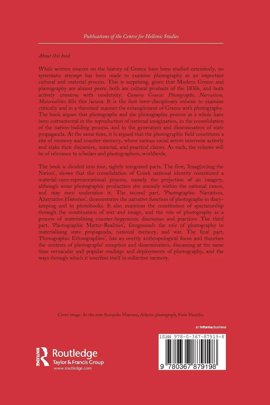 Rückseite: 9780367879198 | Camera Graeca | Photographs, Narratives, Materialities | Taschenbuch