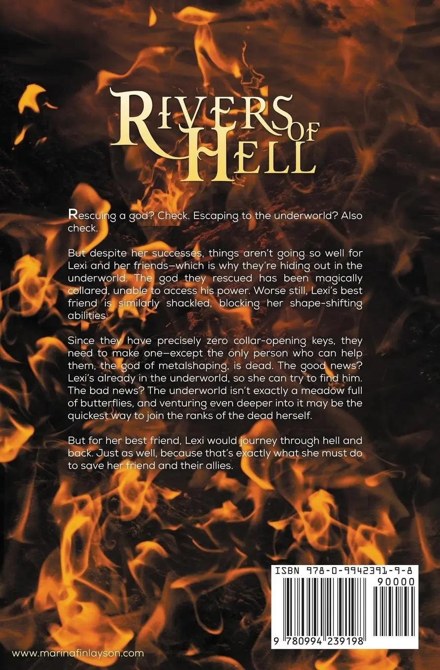 Rückseite: 9780994239198 | Rivers of Hell | Marina Finlayson | Taschenbuch | Englisch | 2017