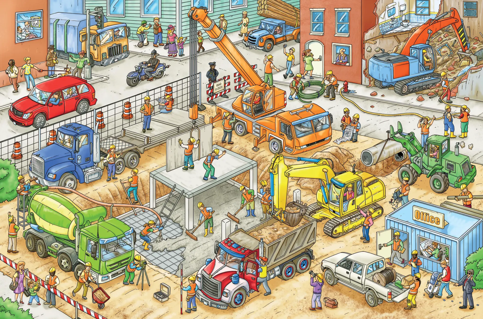 Bild: 9781615199198 | My Little Wimmelbook(r) - At the Construction Site | Max Walther
