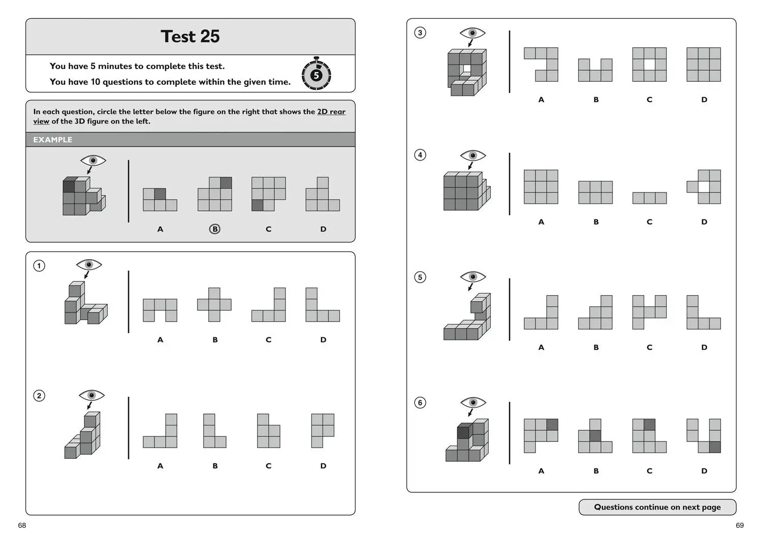 Bild: 9781844199198 | 11+ Spatial Reasoning Quick Practice Tests Age 9-10 (Year 5) | 11