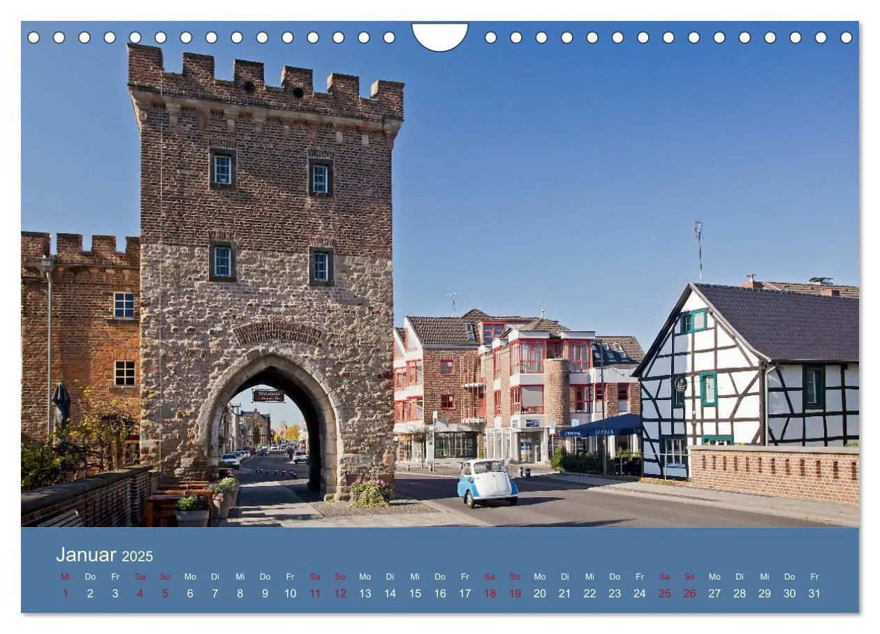 Bild: 9783435339198 | ERFTSTADT - Burgen und Bürgerhäuser (Wandkalender 2025 DIN A4...