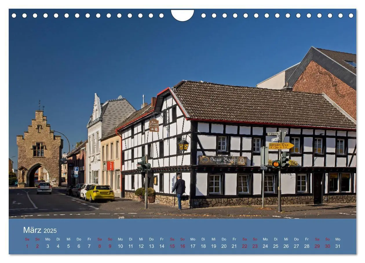 Bild: 9783435339198 | ERFTSTADT - Burgen und Bürgerhäuser (Wandkalender 2025 DIN A4...