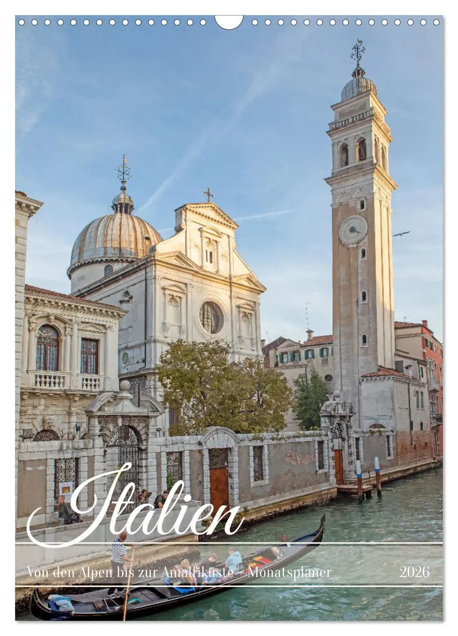 Cover: 9783457289198 | Italien - von den Alpen bis zur Amalfiküste (Wandkalender 2026 DIN...