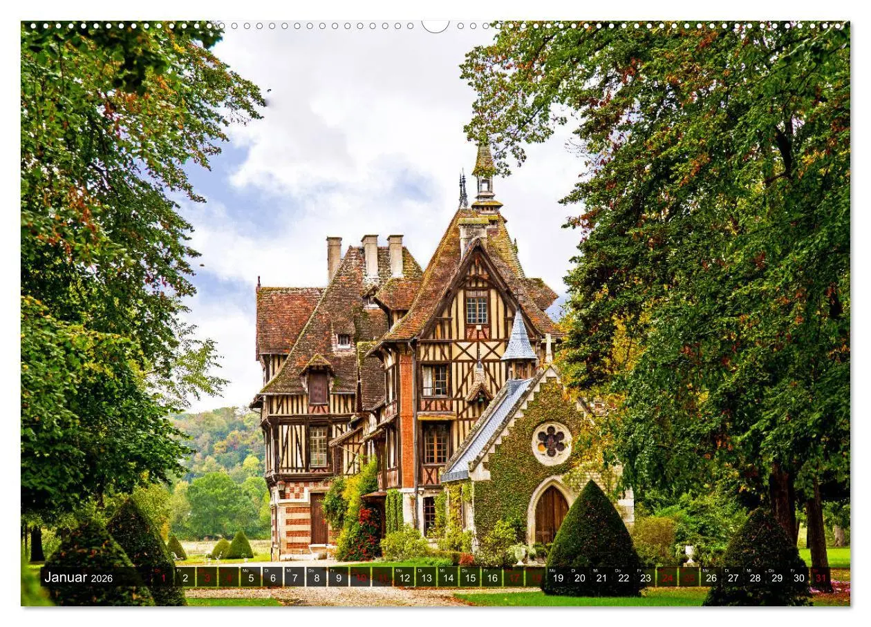 Bild: 9783457739198 | Blickpunkte der Normandie (Wandkalender 2026 DIN A2 quer), CALVENDO...