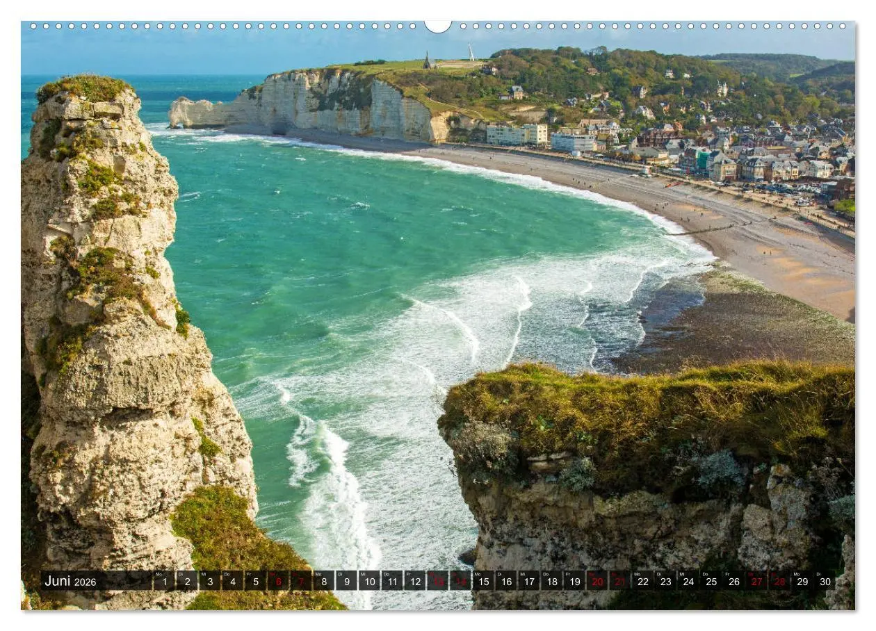 Bild: 9783457739198 | Blickpunkte der Normandie (Wandkalender 2026 DIN A2 quer), CALVENDO...