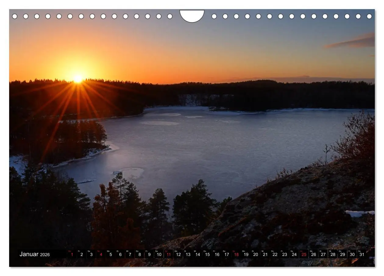 Bild: 9783457809198 | Reiseland Schweden (Wandkalender 2026 DIN A4 quer), CALVENDO...