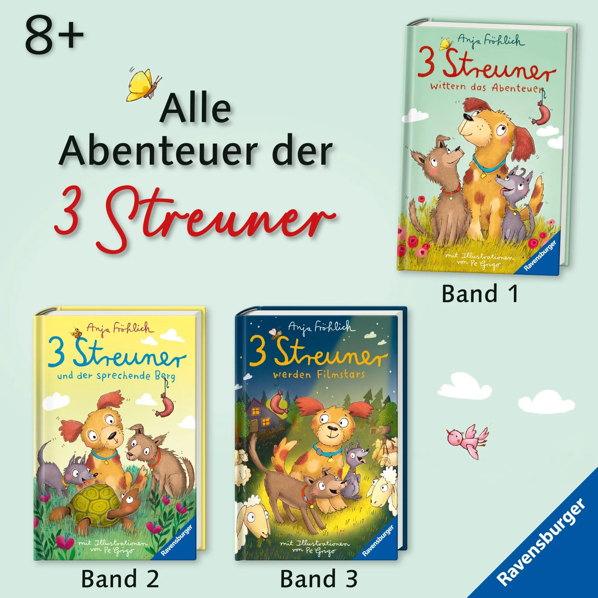Bild: 9783473409198 | 3 Streuner werden Filmstars | Anja Fröhlich | Buch | 224 S. | Deutsch
