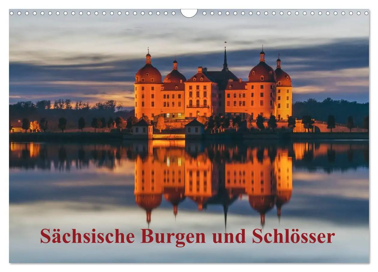 Cover: 9783516209198 | Sächsische Burgen und Schlösser (Wandkalender 2026 DIN A3 quer),...