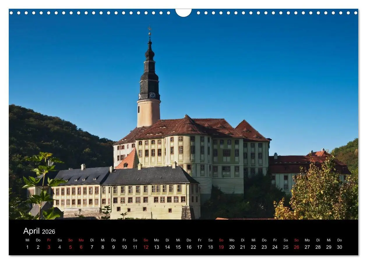 Bild: 9783516209198 | Sächsische Burgen und Schlösser (Wandkalender 2026 DIN A3 quer),...