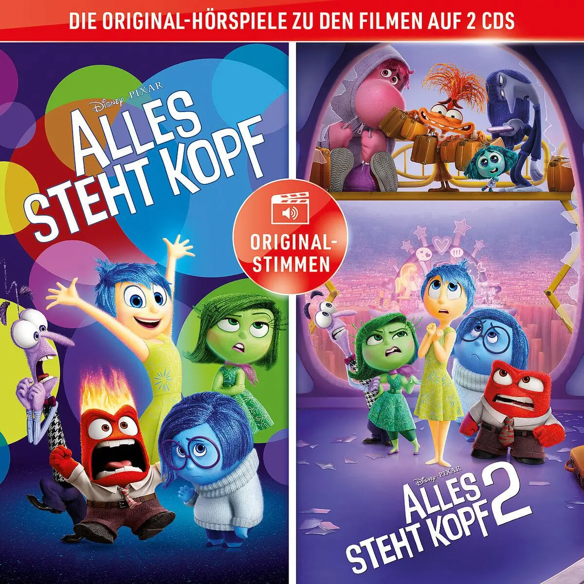 Cover: 50087559298 | Alles steht Kopf 1 + 2 | 2-CD Hörspielbox zu den Kinofilmen | Audio-CD