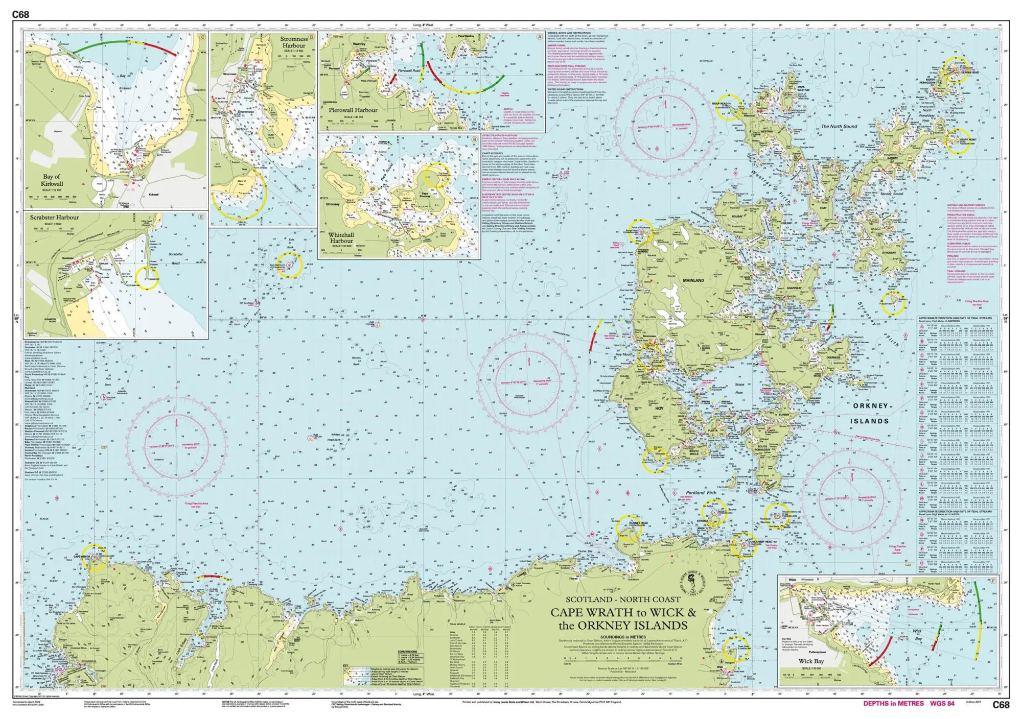 Bild: 9781846239298 | C68 Cape Wrath to Wick and the Orkney Islands | Imray C Series | 2022
