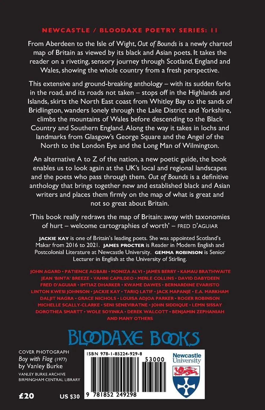 Rückseite: 9781852249298 | Out of Bounds | British Black &amp; Asian Poets | Jackie Kay (u. a.)