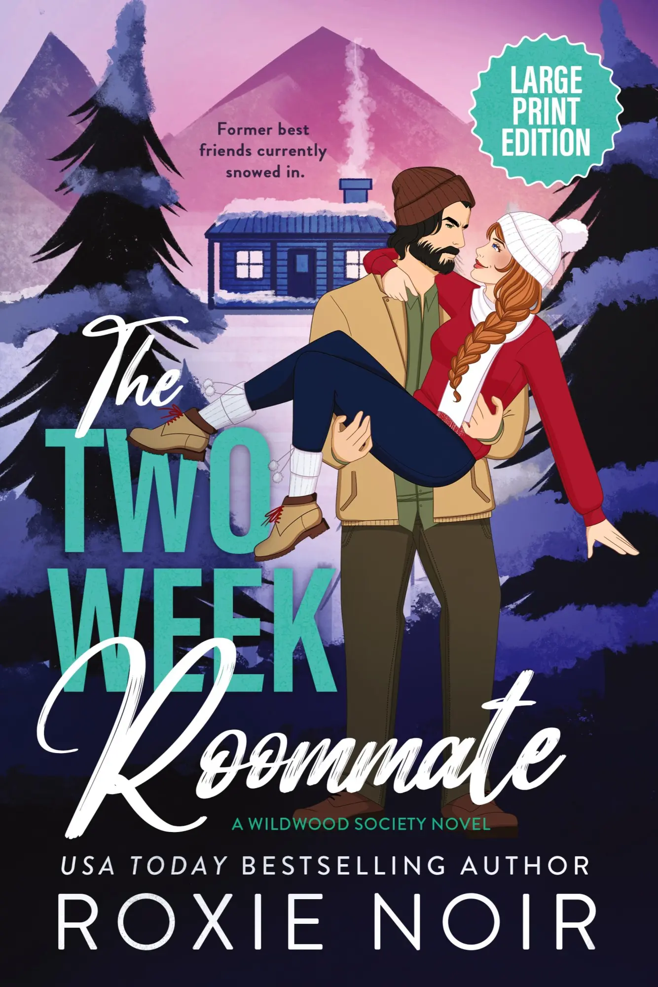 Cover: 9781957049298 | The Two Week Roommate (Large Print) | A Grumpy / Sunshine Romance