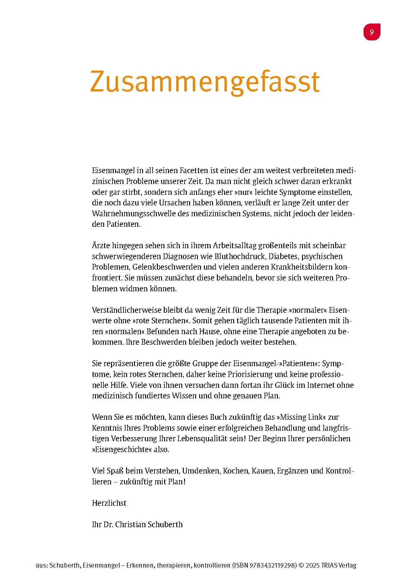 Bild: 9783432119298 | Eisenmangel - Erkennen, therapieren, kontrollieren | Schuberth | Buch