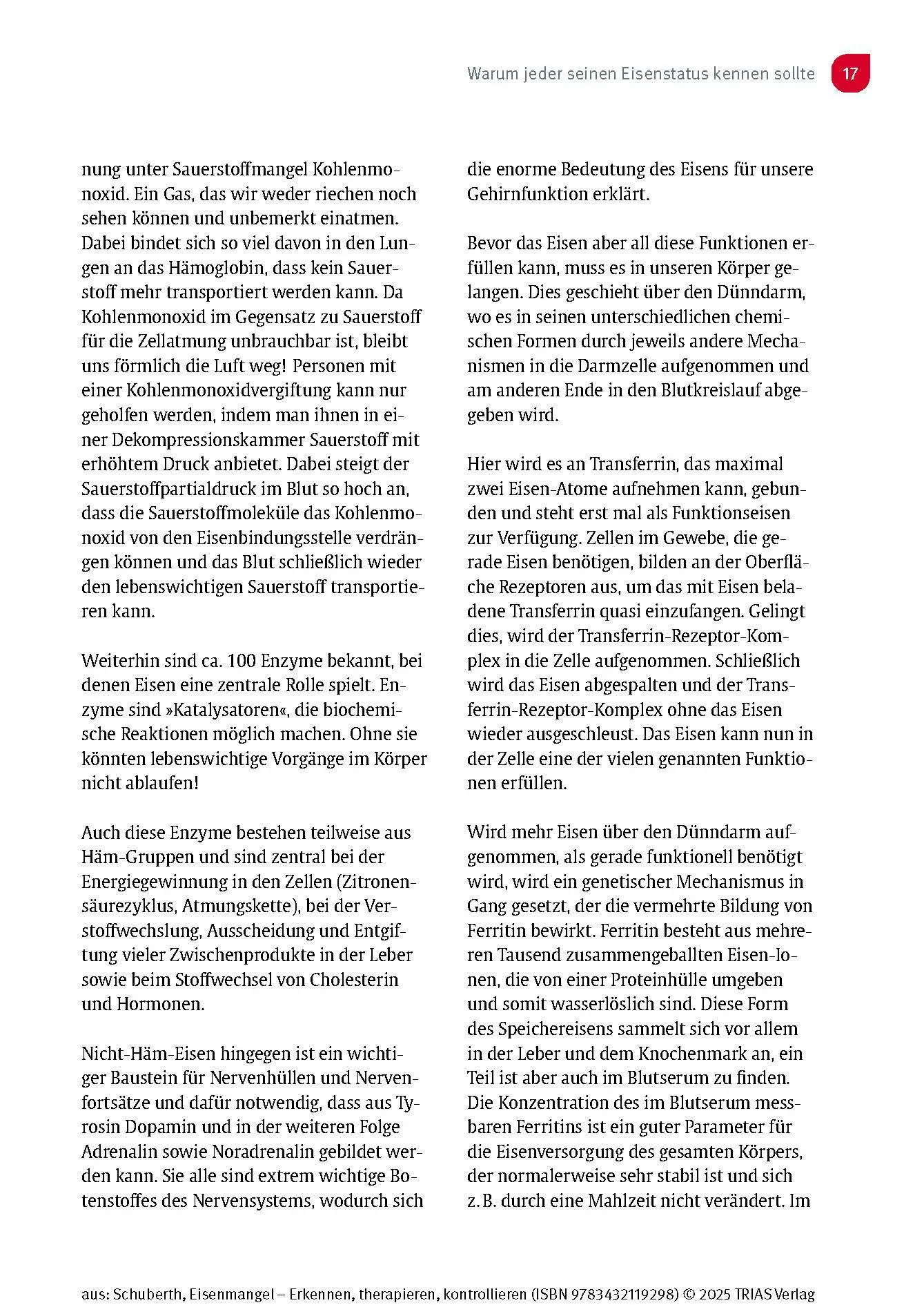 Bild: 9783432119298 | Eisenmangel - Erkennen, therapieren, kontrollieren | Schuberth | Buch
