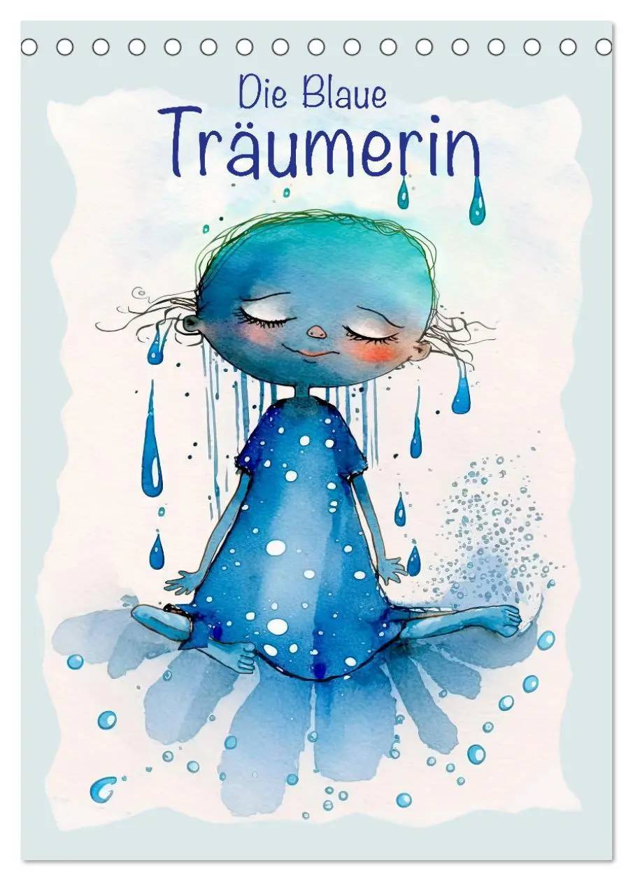 Cover: 9783435879298 | Die Blaue Träumerin (Tischkalender 2025 DIN A5 hoch), CALVENDO...