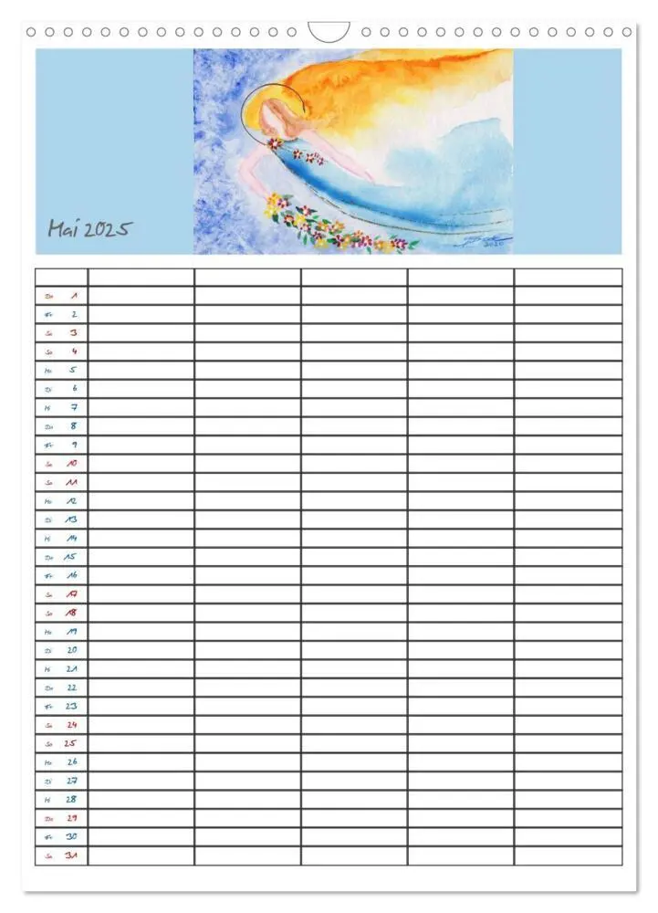 Bild: 9783435949298 | Engelhafter Familienplaner (Wandkalender 2025 DIN A3 hoch),...