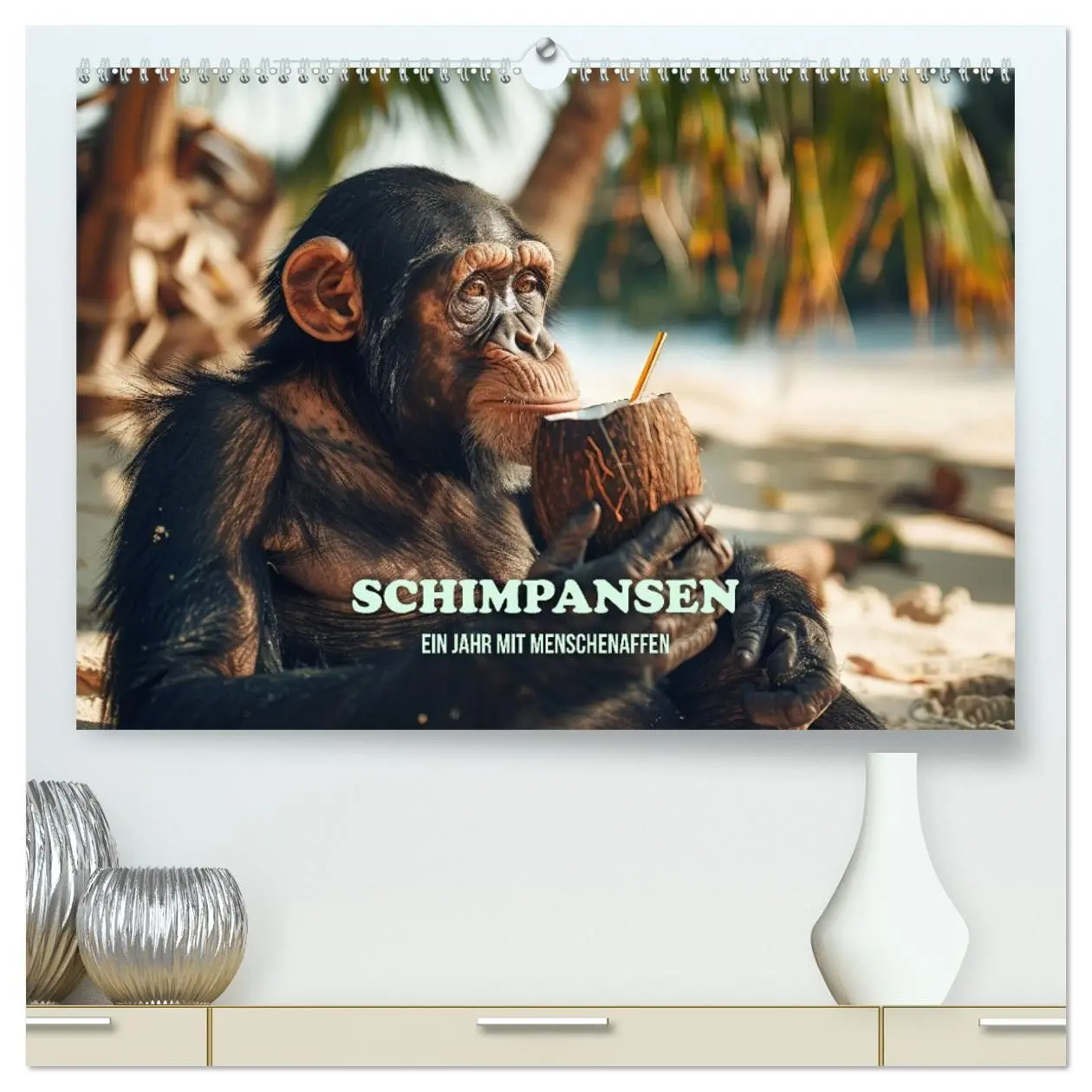 Cover: 9783457419298 | Schimpansen - Ein Jahr mit Menschenaffen. (hochwertiger Premium...