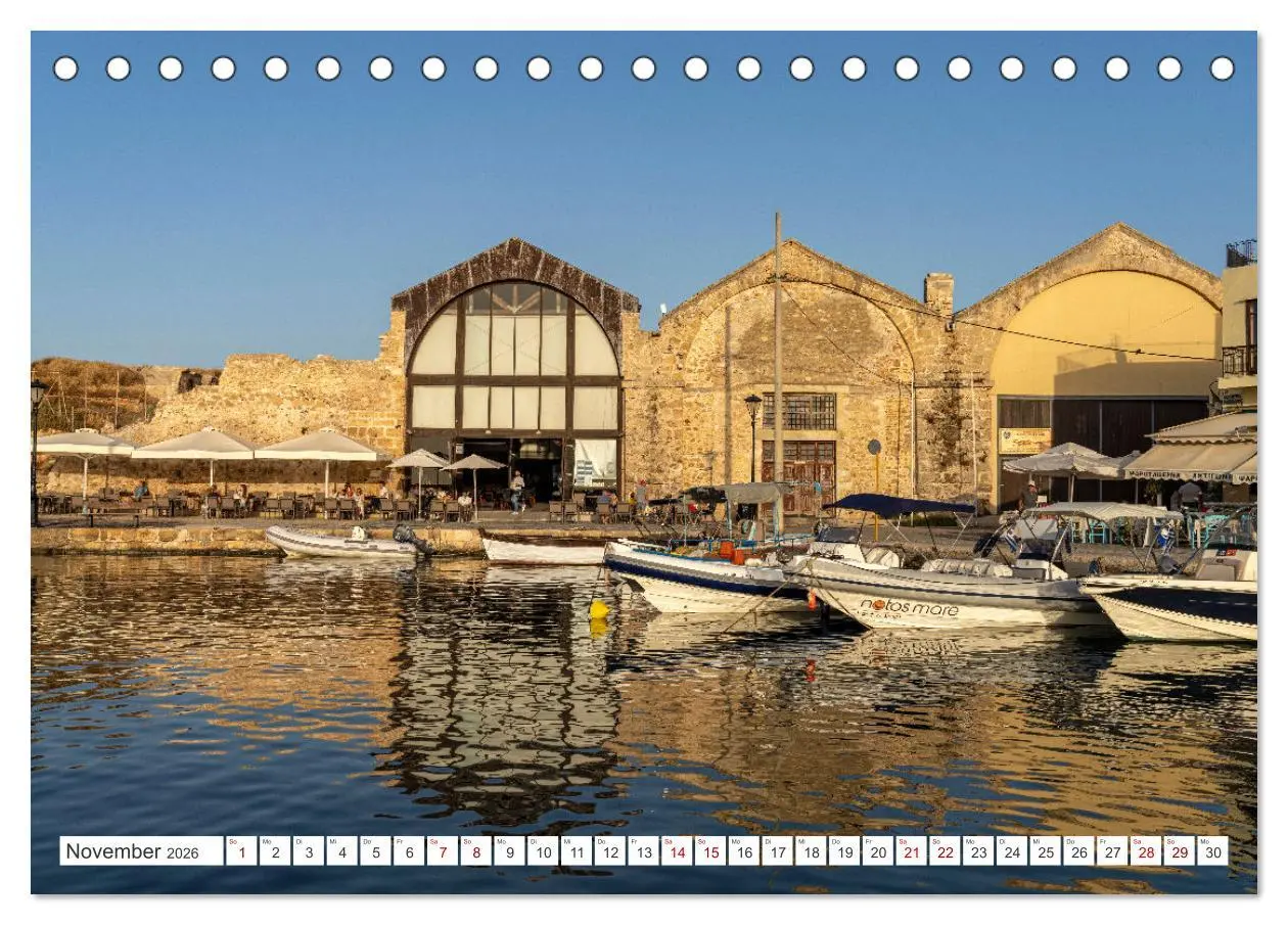 Bild: 9783457659298 | Kreta - Chania (Tischkalender 2026 DIN A5 quer), CALVENDO...