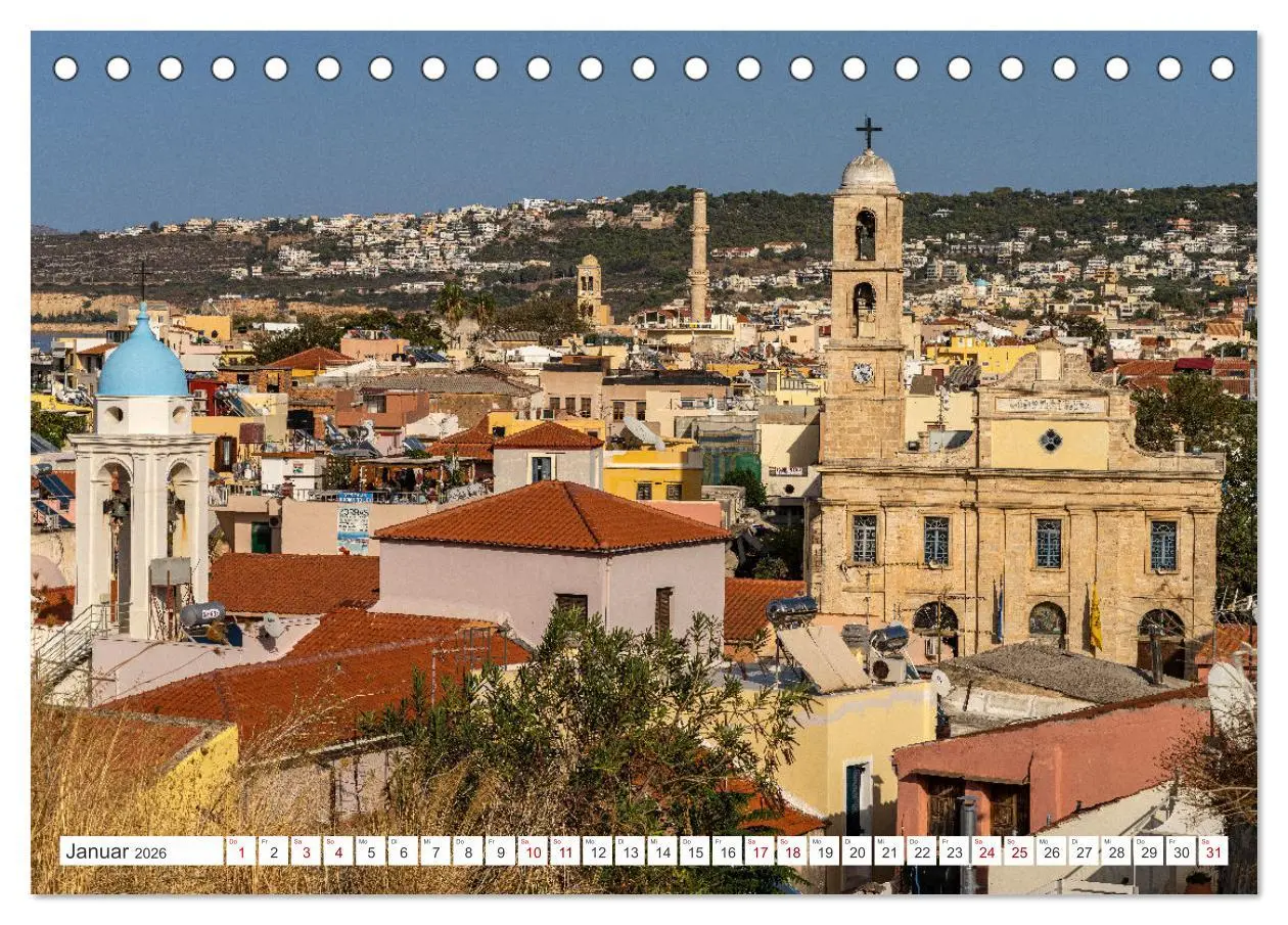 Bild: 9783457659298 | Kreta - Chania (Tischkalender 2026 DIN A5 quer), CALVENDO...