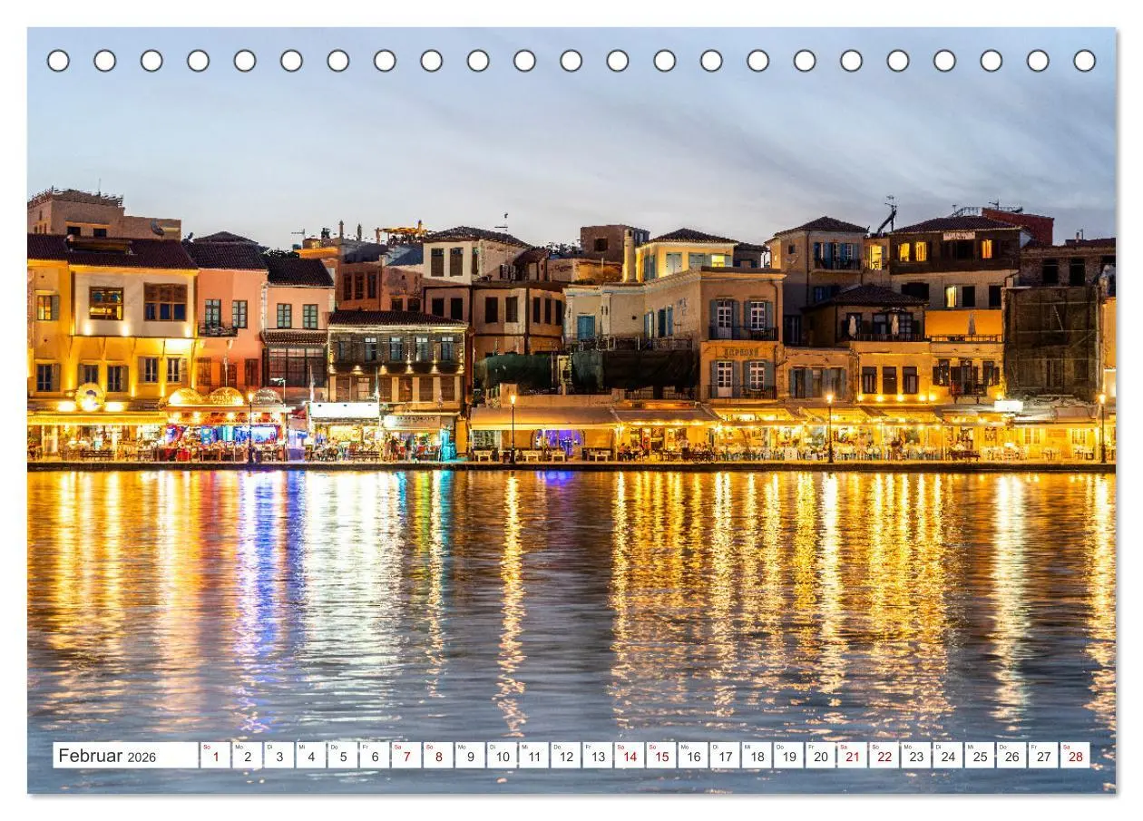 Bild: 9783457659298 | Kreta - Chania (Tischkalender 2026 DIN A5 quer), CALVENDO...