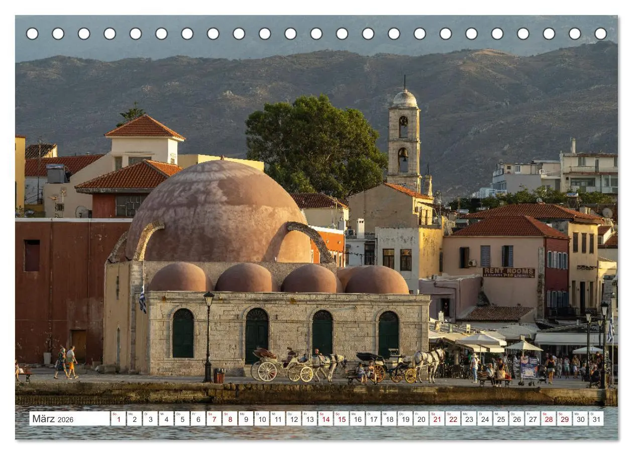 Bild: 9783457659298 | Kreta - Chania (Tischkalender 2026 DIN A5 quer), CALVENDO...