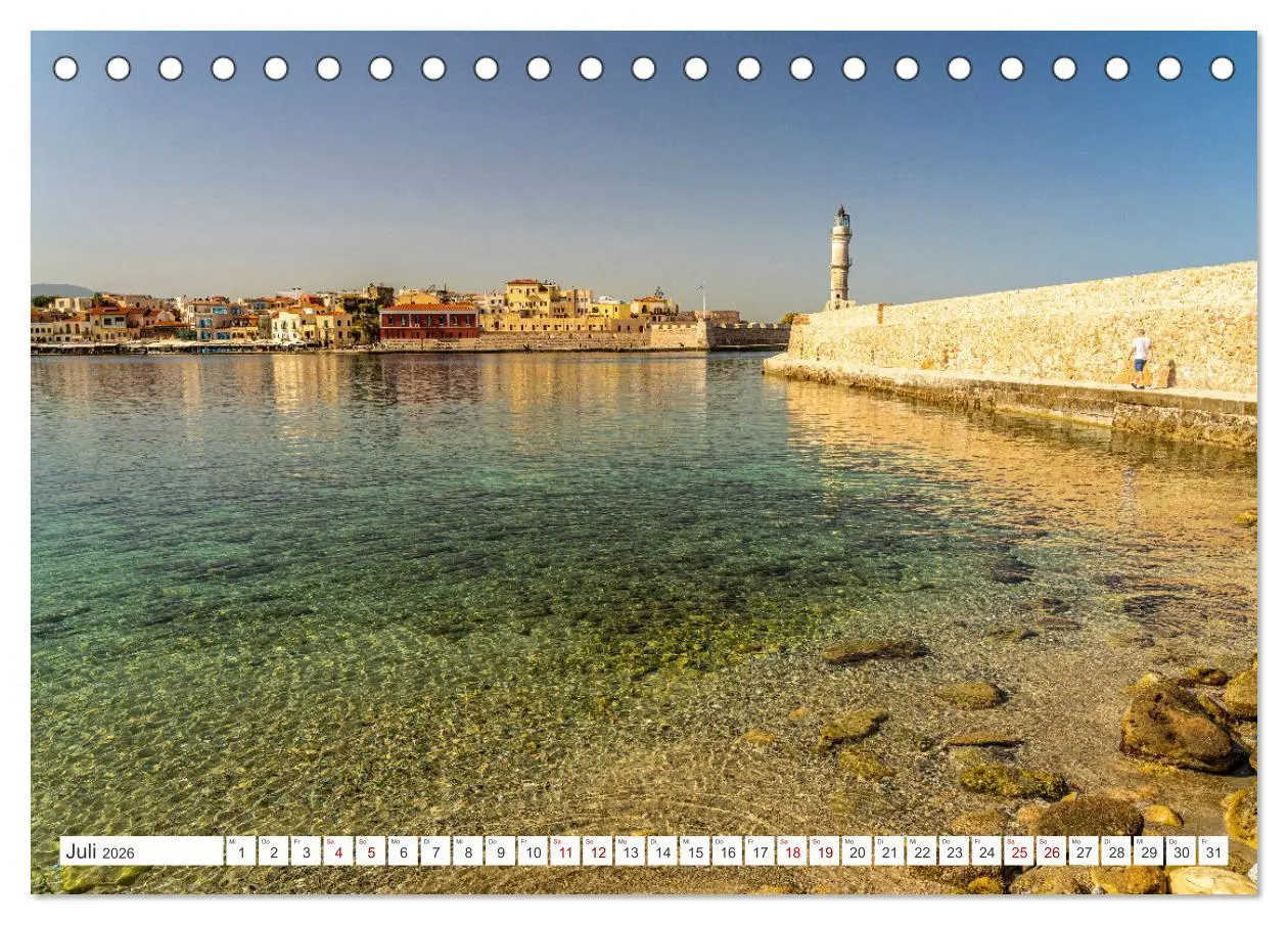 Bild: 9783457659298 | Kreta - Chania (Tischkalender 2026 DIN A5 quer), CALVENDO...