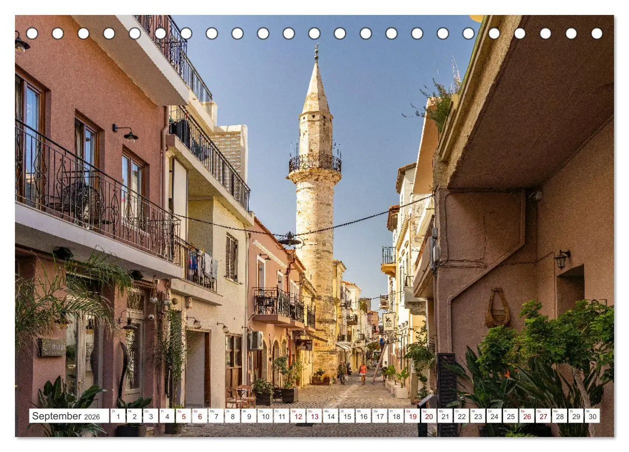 Bild: 9783457659298 | Kreta - Chania (Tischkalender 2026 DIN A5 quer), CALVENDO...