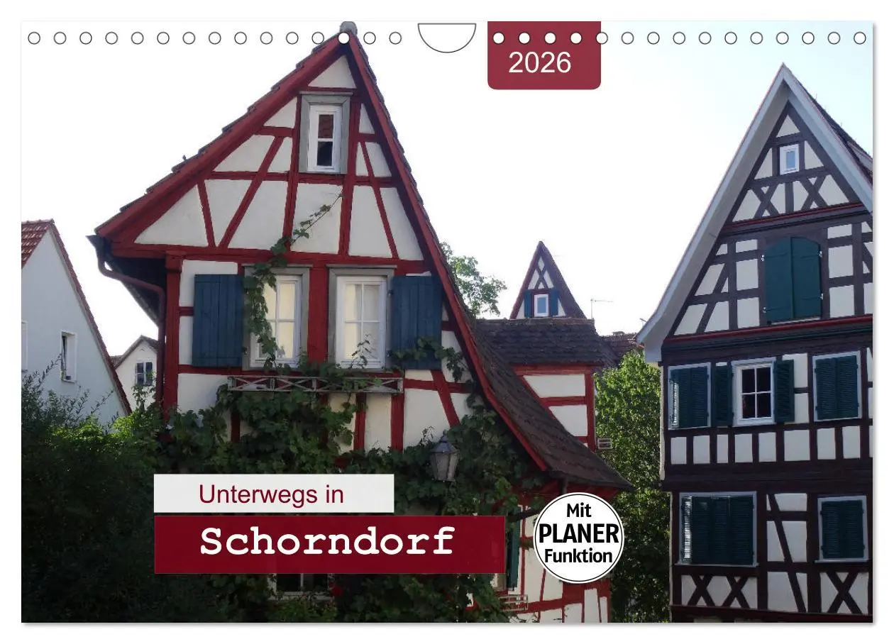 Cover: 9783457899298 | Unterwegs in Schorndorf (Wandkalender 2026 DIN A4 quer), CALVENDO...