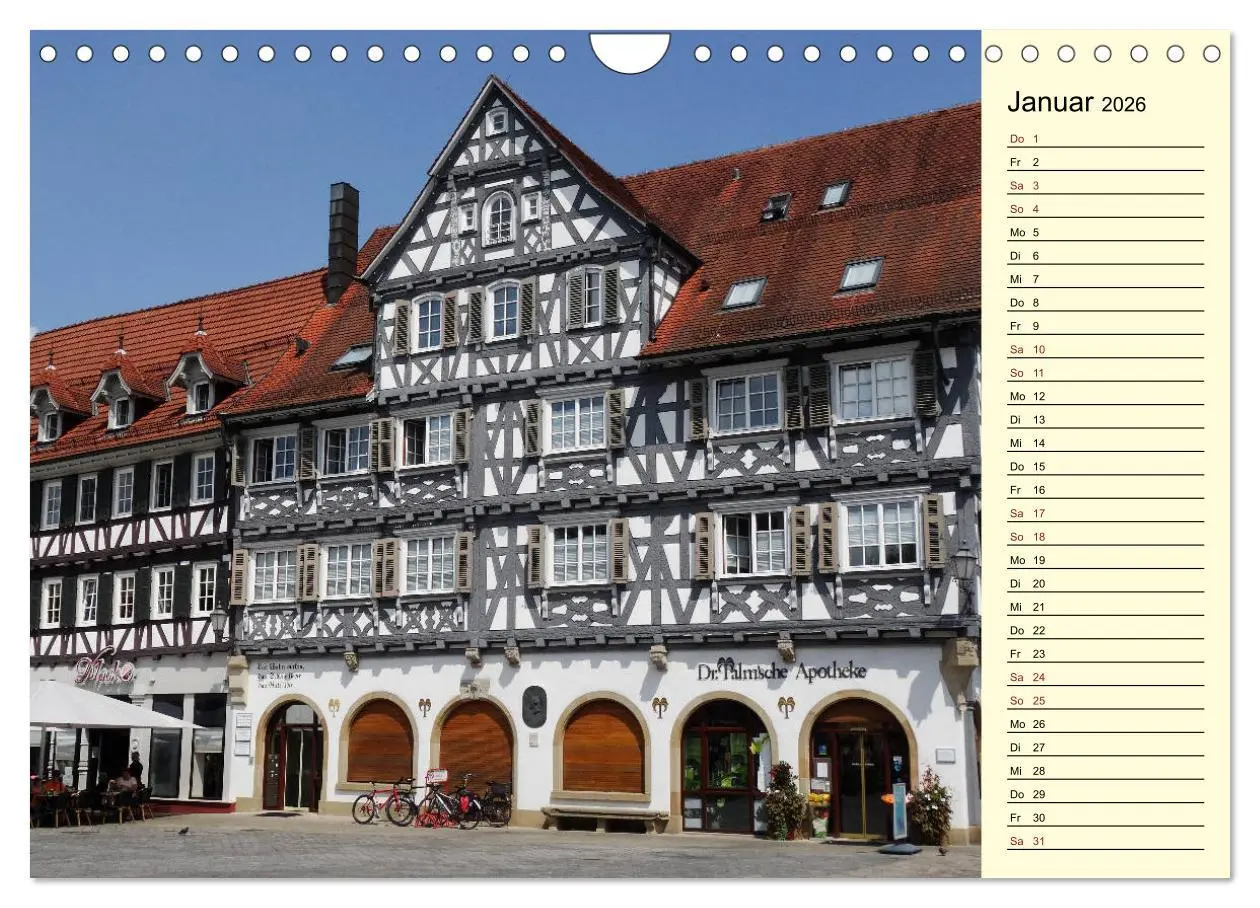 Bild: 9783457899298 | Unterwegs in Schorndorf (Wandkalender 2026 DIN A4 quer), CALVENDO...