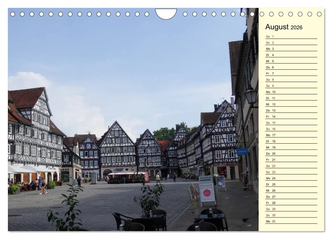 Bild: 9783457899298 | Unterwegs in Schorndorf (Wandkalender 2026 DIN A4 quer), CALVENDO...