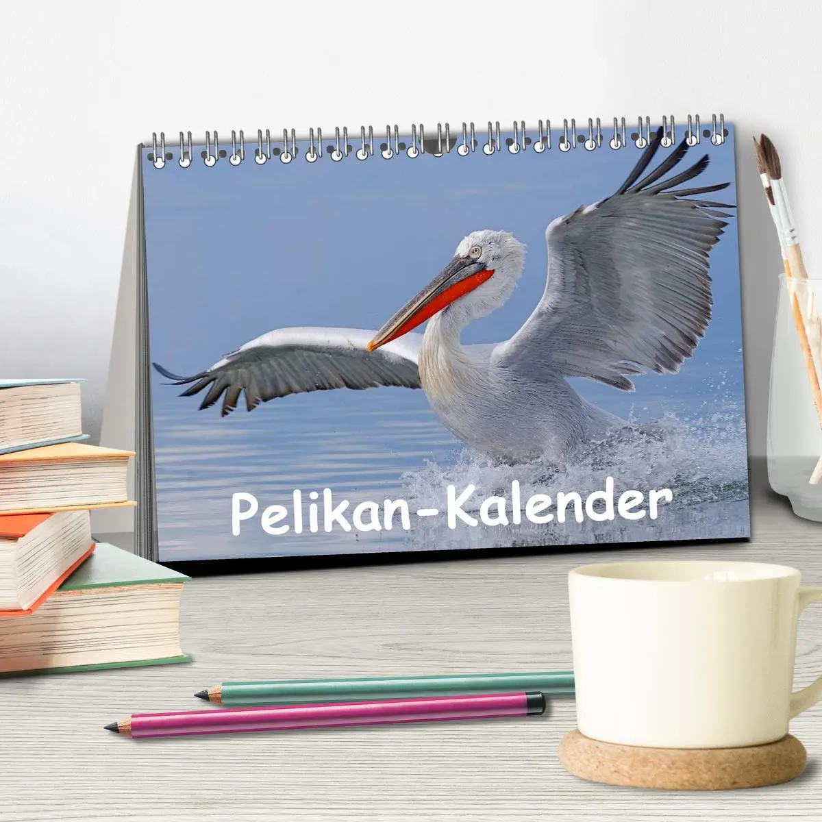 Bild: 9783516129298 | Pelikan-Kalender (Tischkalender 2026 DIN A5 quer), CALVENDO...