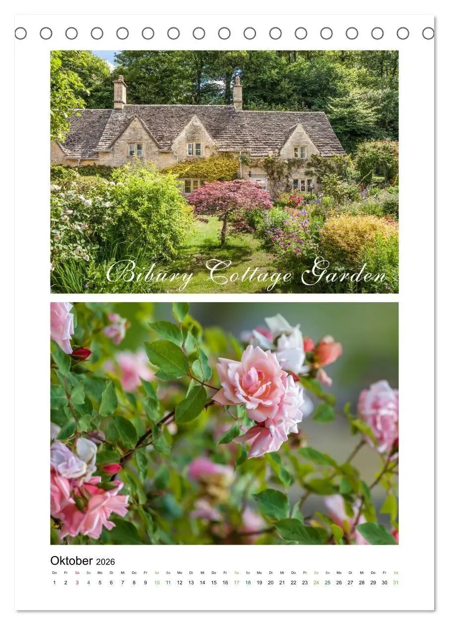 Bild: 9783516679298 | Gartenparadiese in England (Tischkalender 2026 DIN A5 hoch),...