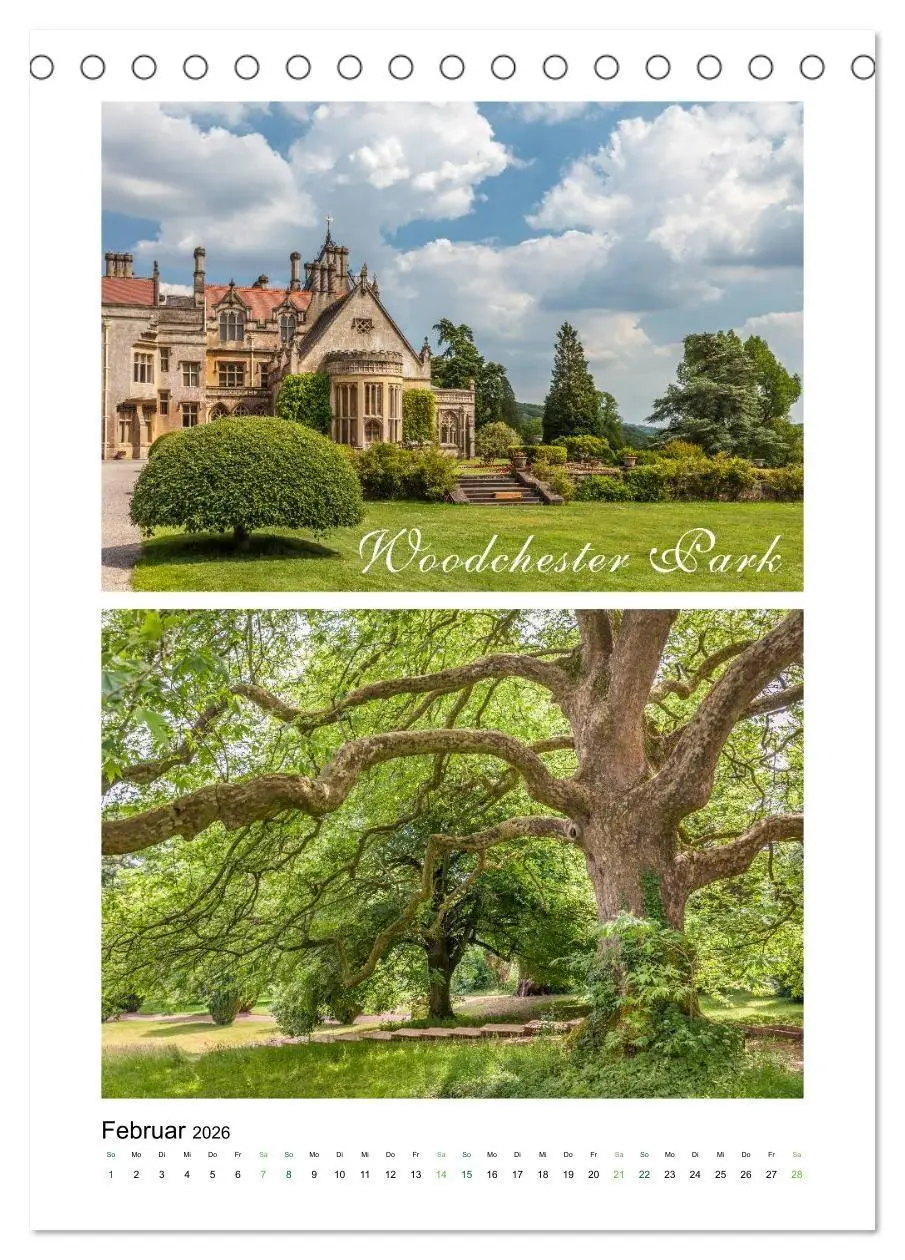 Bild: 9783516679298 | Gartenparadiese in England (Tischkalender 2026 DIN A5 hoch),...