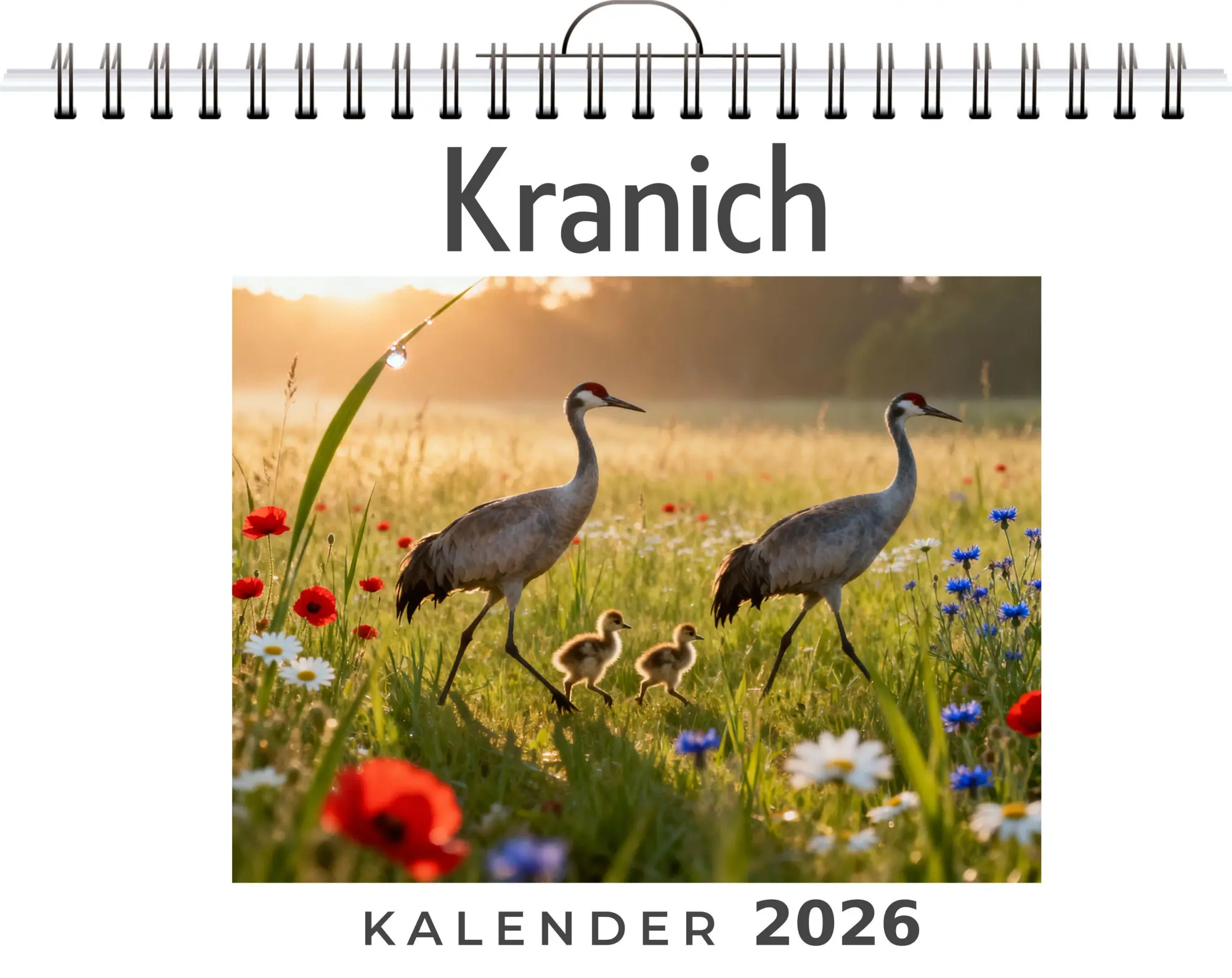 Cover: 9783695329298 | Kranich | Theo Schubert | Kalender | Deutsch | 2026 | FlipFlop
