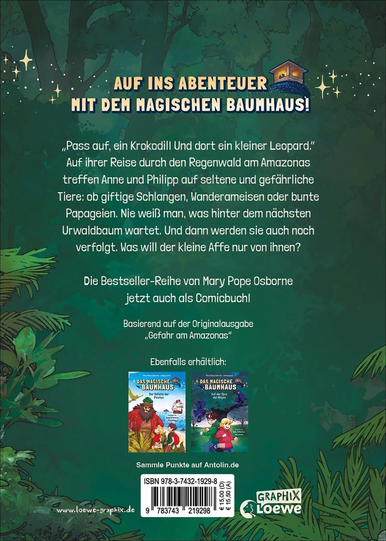 Bild: 9783743219298 | Das magische Baumhaus (Comic-Buchreihe, Band 6) - Gefahr am Amazonas
