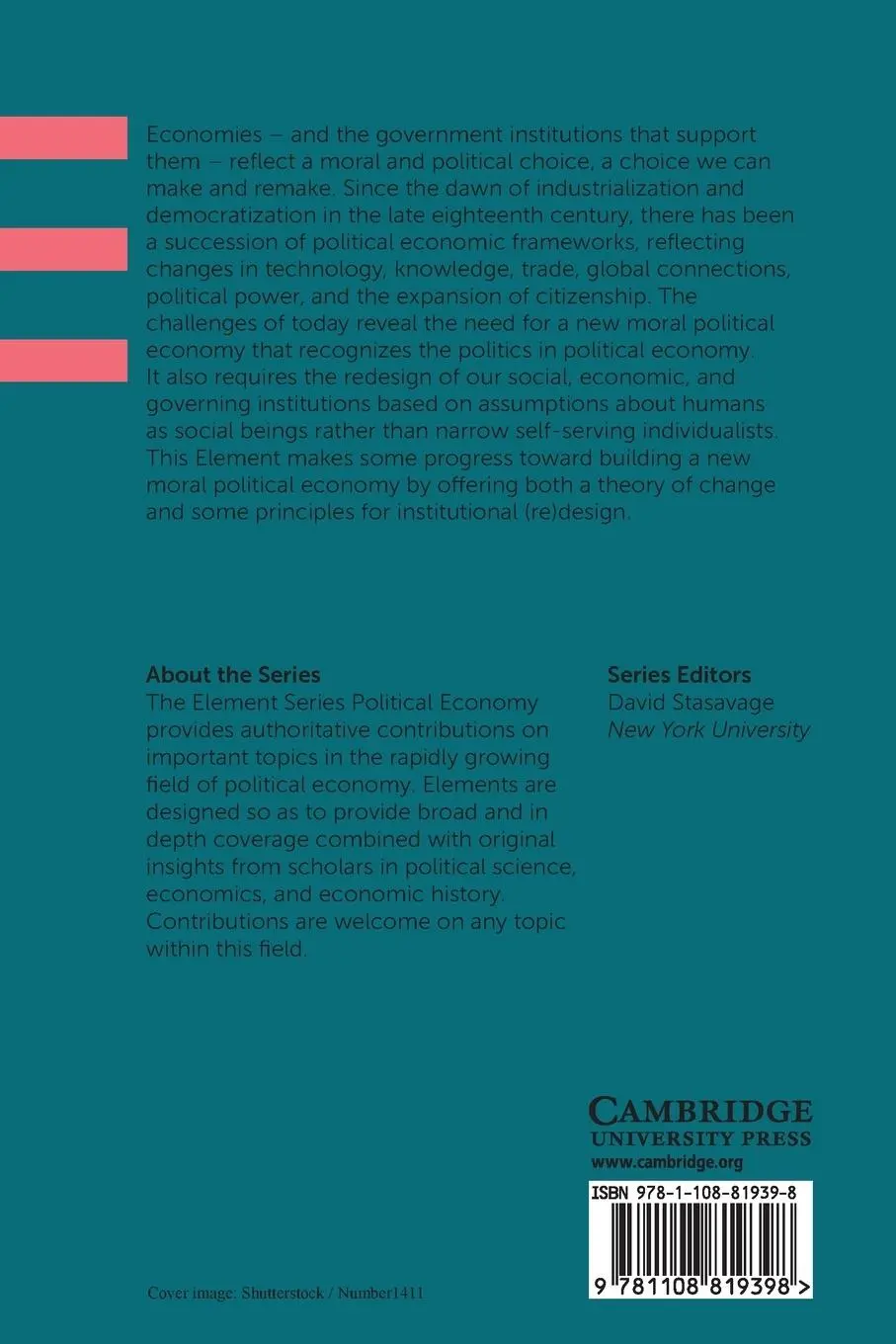 Rückseite: 9781108819398 | A Moral Political Economy | Federica Carugati (u. a.) | Taschenbuch