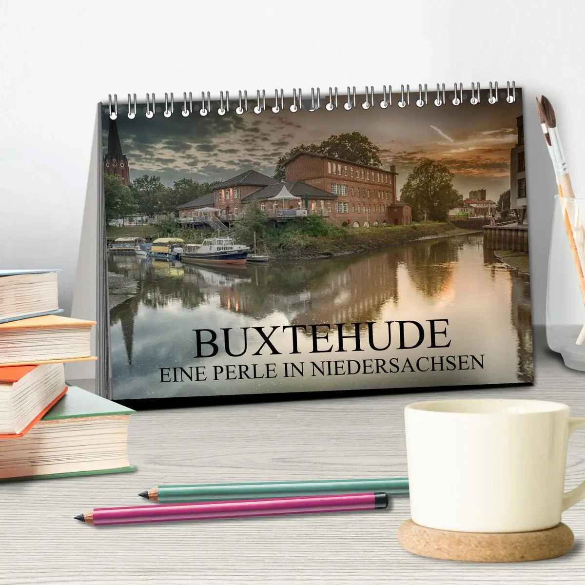 Bild: 9783457889398 | Buxtehude - Eine Perle in Niedersachsen (Tischkalender 2026 DIN A5...