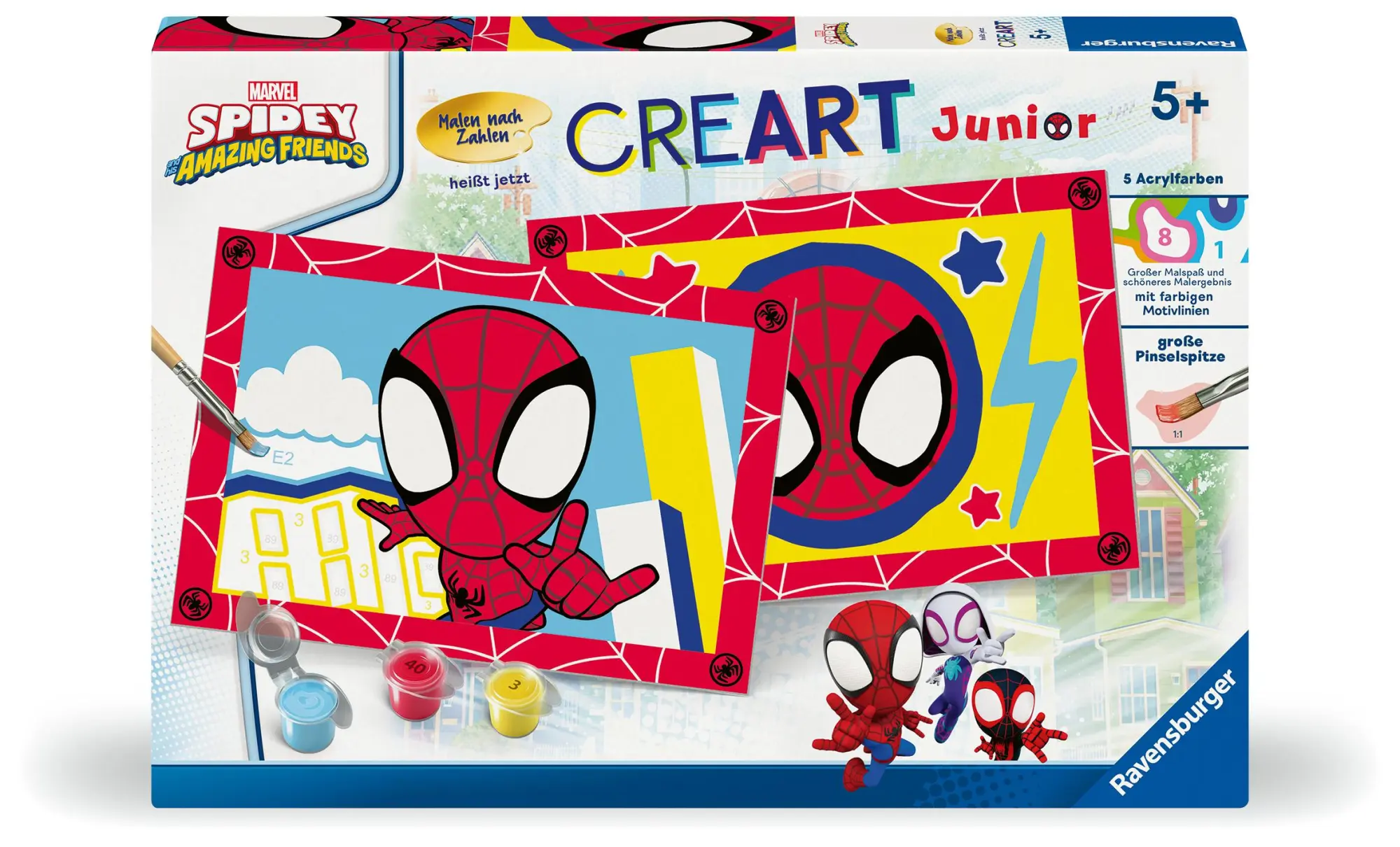 Cover: 4005556239498 | CreArt, Malen nach Zahlen Junior Marvel Der ultimative Spider-Man -...