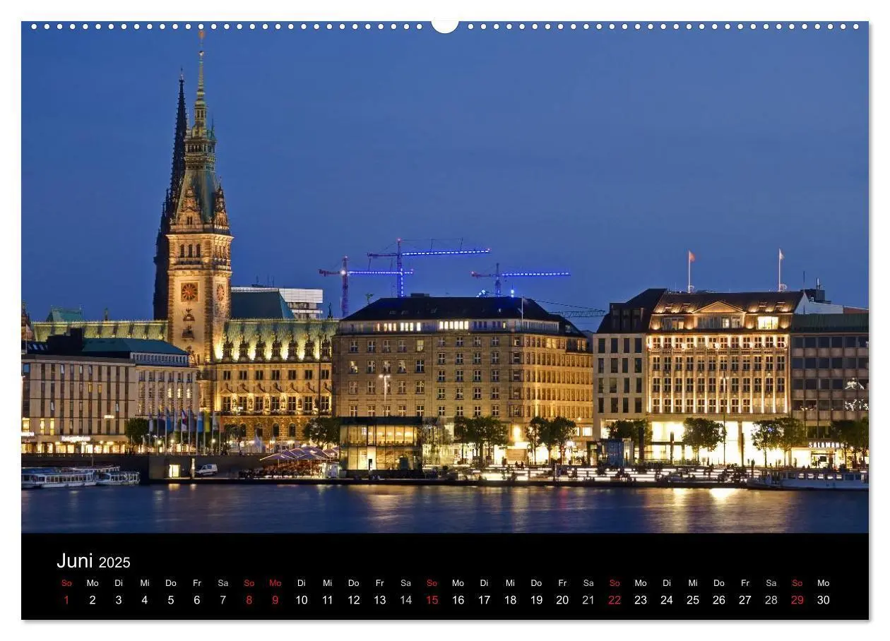 Bild: 9783435619498 | Hamburg . Das Tor zur Welt... (hochwertiger Premium Wandkalender...